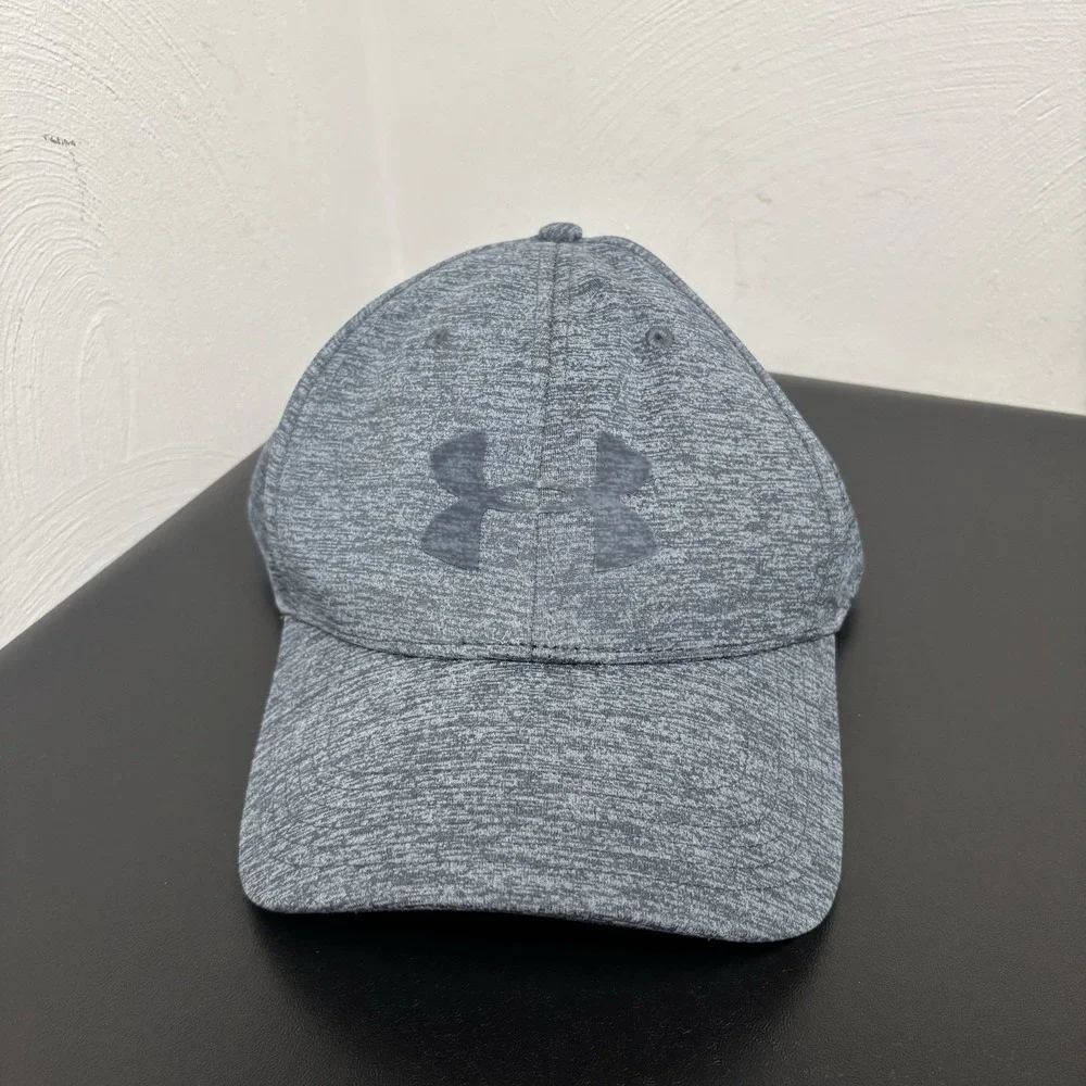Under Armour Blitzing Hat Cap Fitted Adult Size L/XL Blue Gray/Blue Unisex